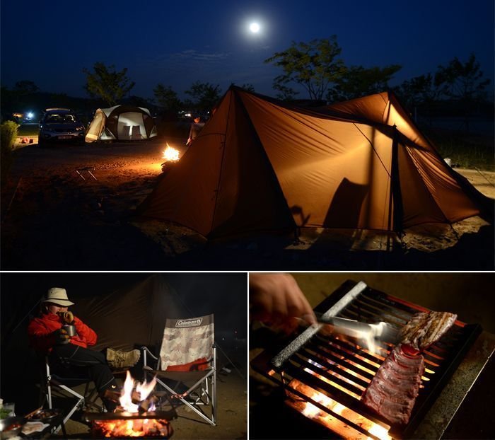 Yeoju Ipobo Camping Site, where the river breeze blows gently